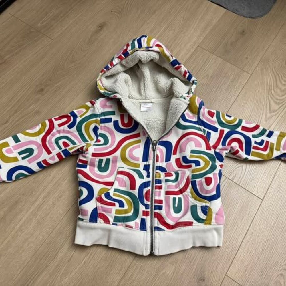 Hanna Andersson Kids Sherpa-Lined Hoodie Size 5